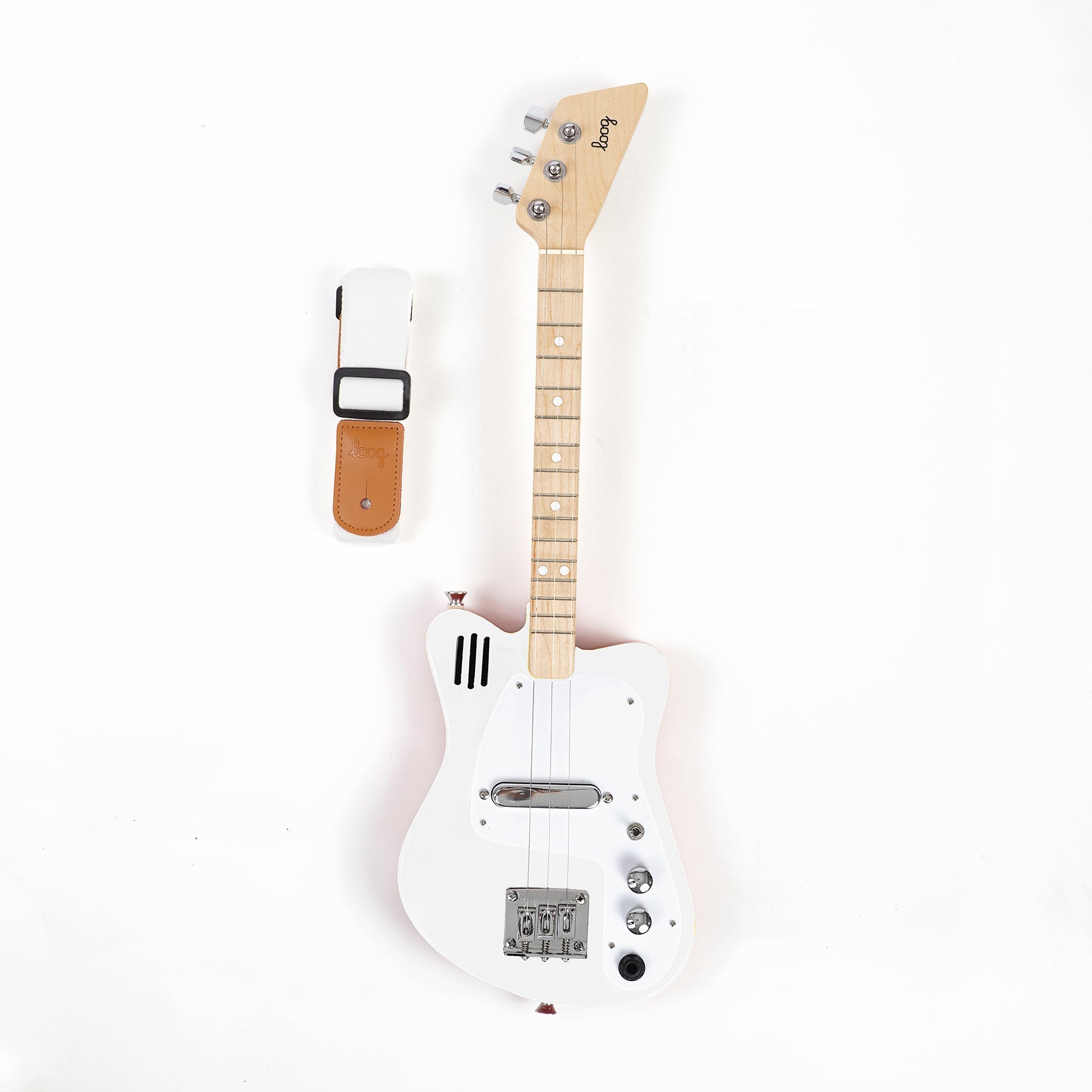 white-guitar-strap